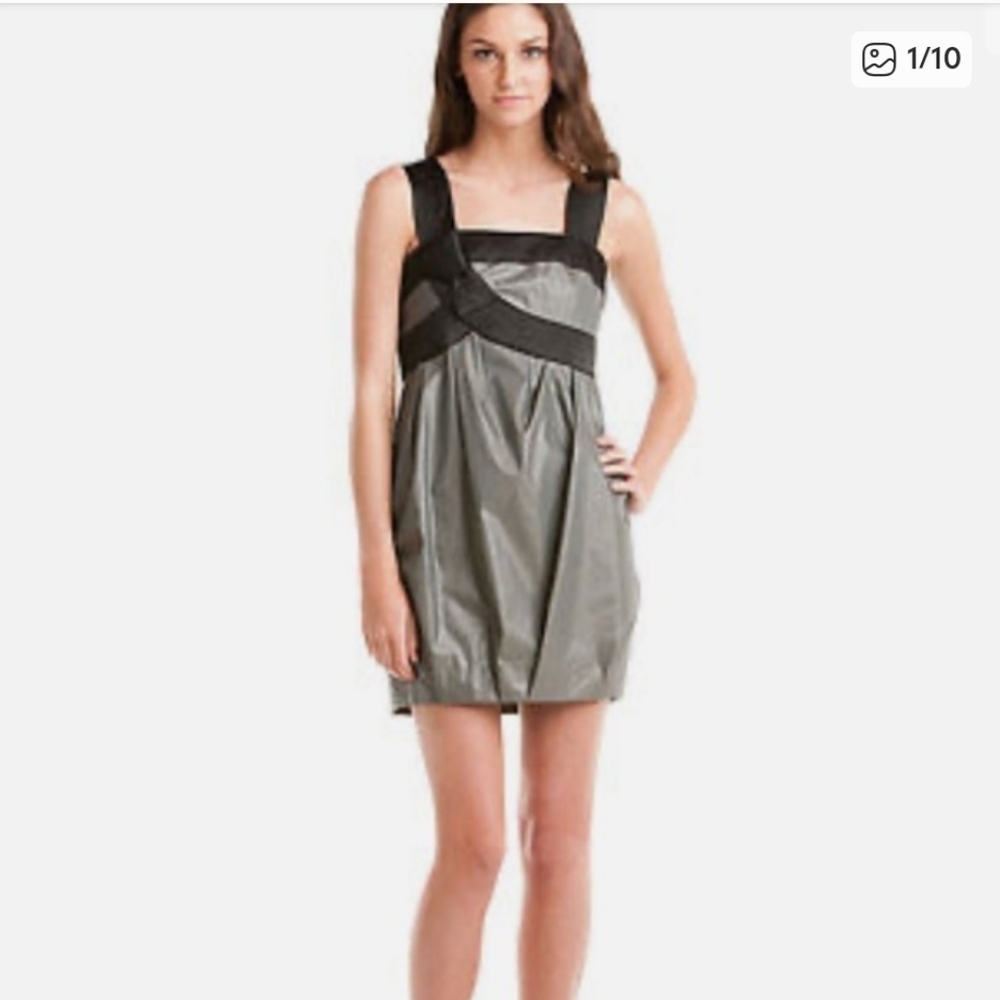 New With Tags Robert Rodriguez Black & Gray  Formal Dress Size 6